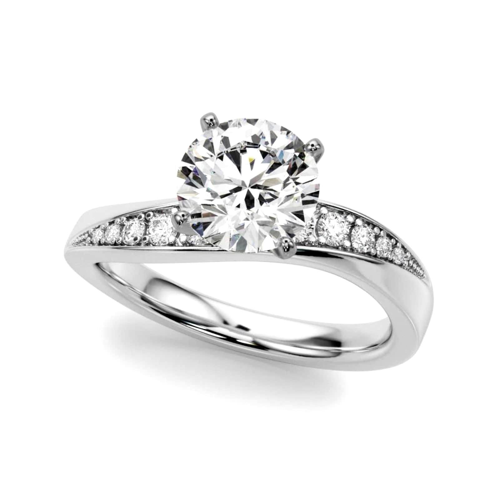 Great Offer..! Bezel Set Black Diamond Solitaire Engagement Ring - 1.00 carat