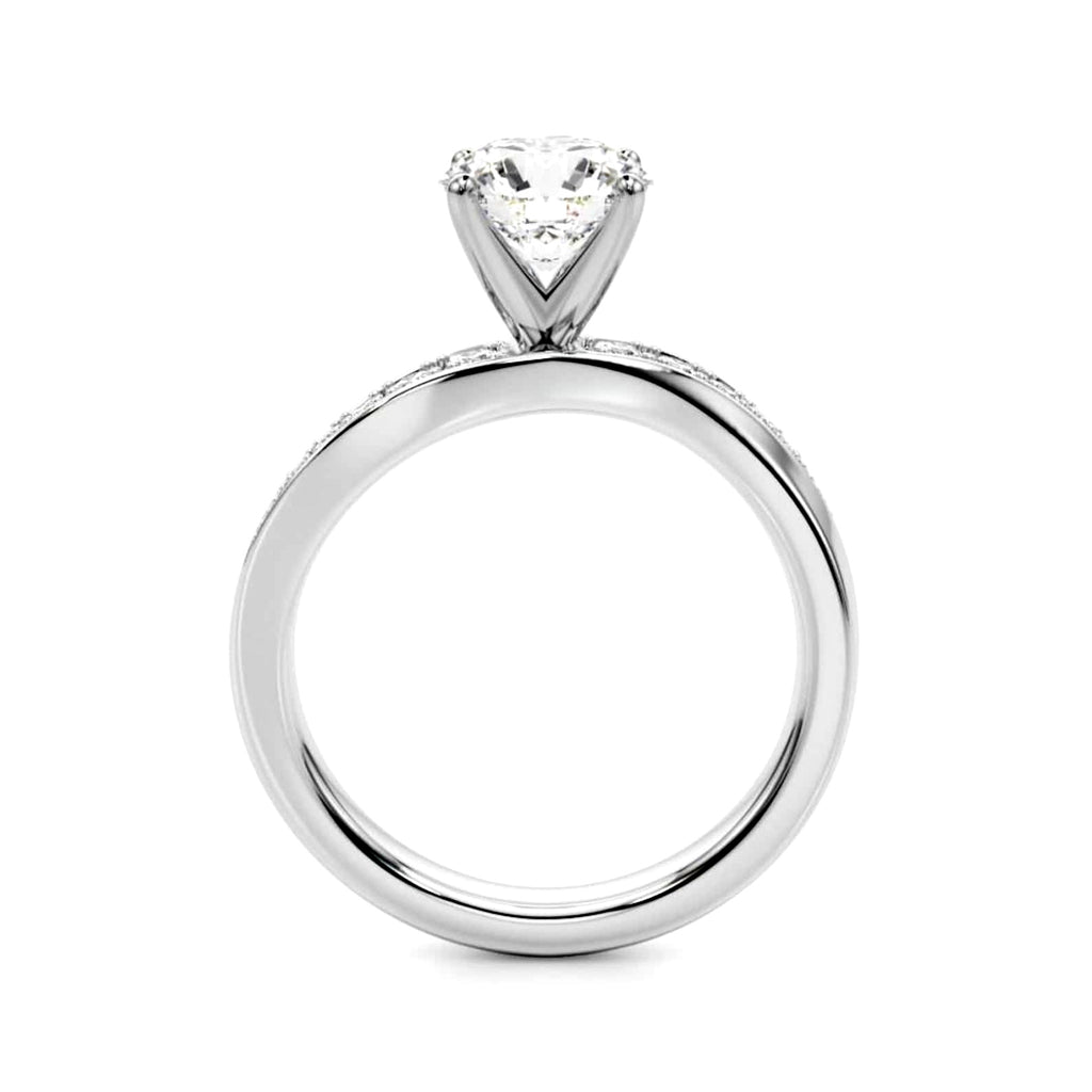 Great Offer..! Bezel Set Black Diamond Solitaire Engagement Ring - 1.00 carat