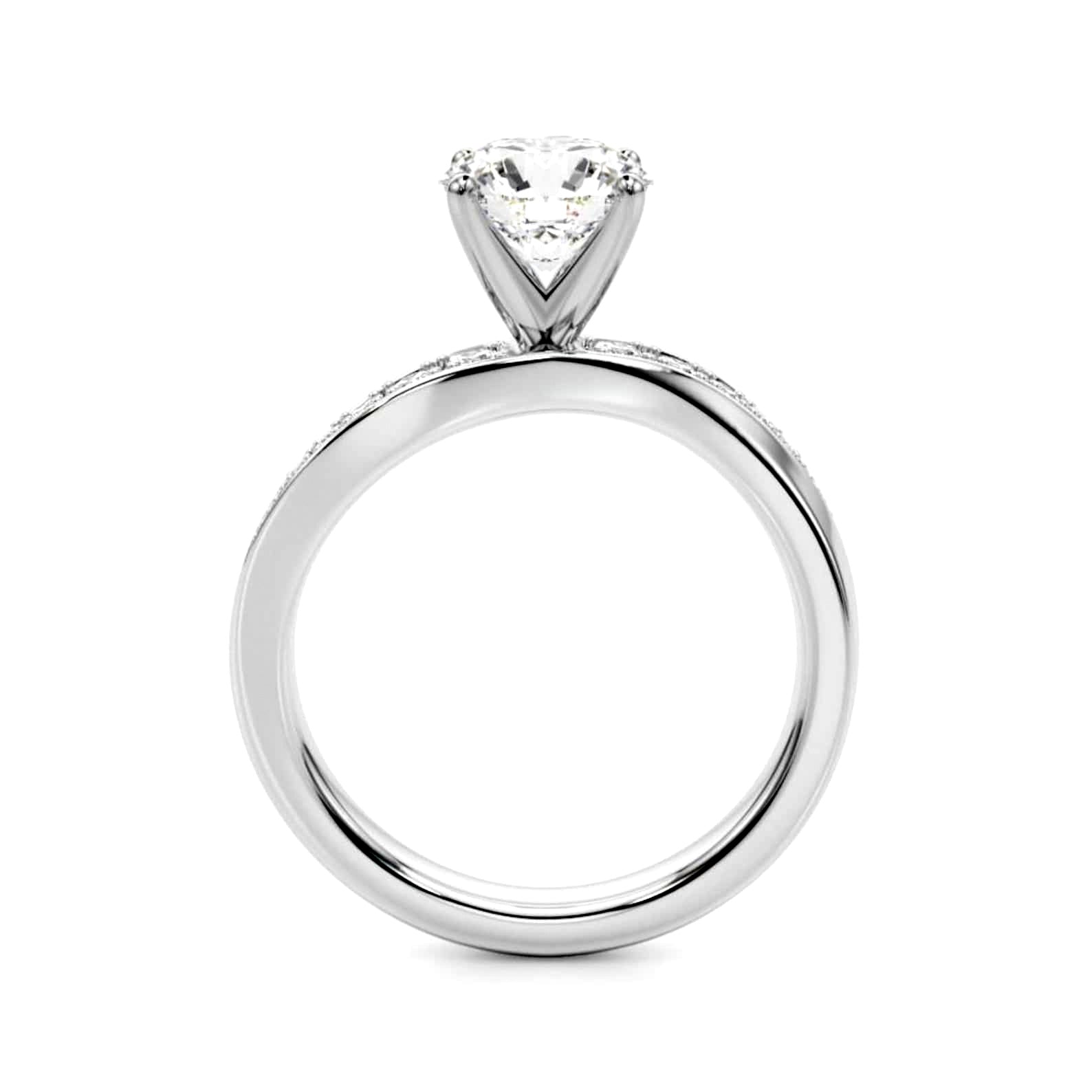 Great Offer..! Bezel Set Black Diamond Solitaire Engagement Ring - 1.00 carat