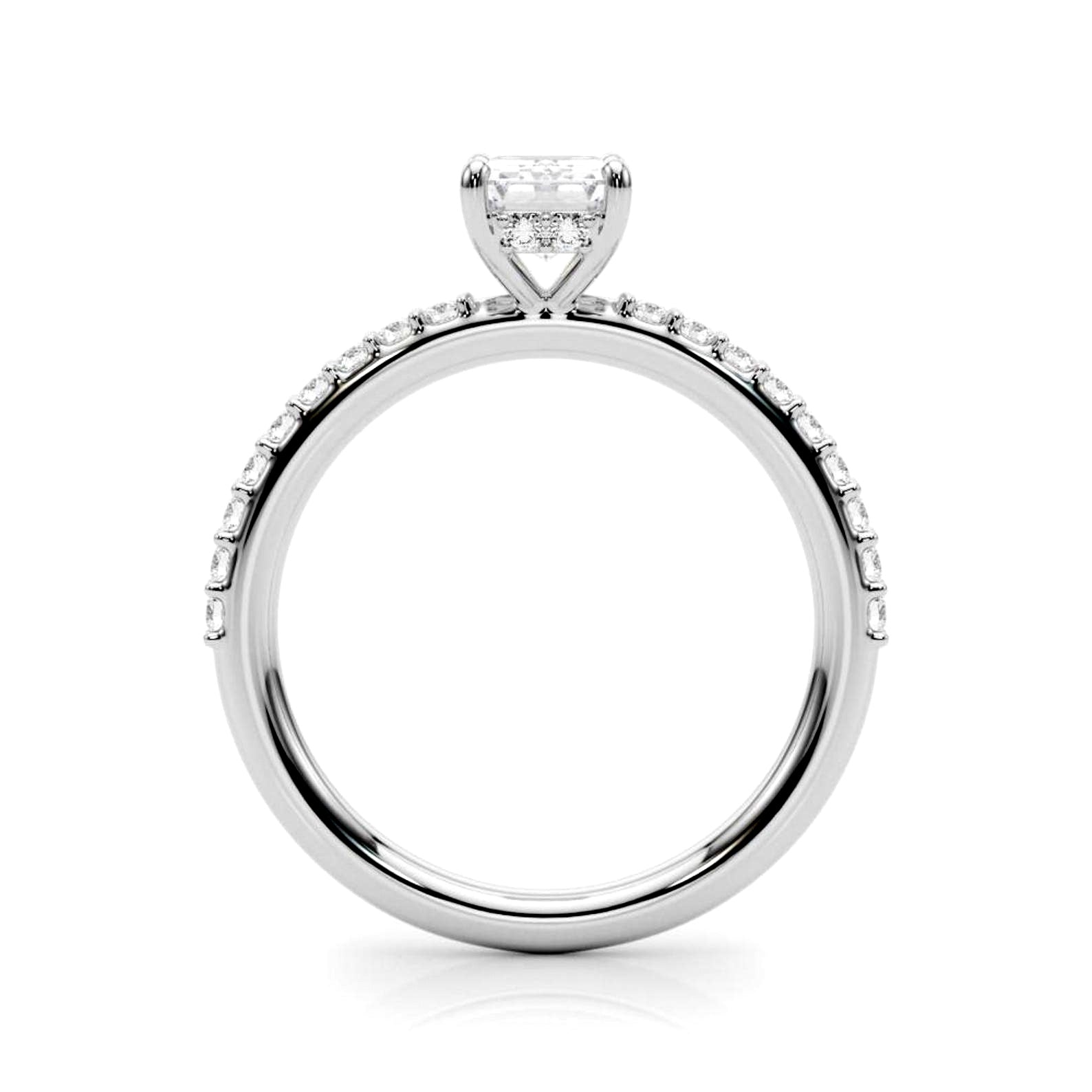 Great Offer..! Bezel Set Black Diamond Solitaire Engagement Ring - 1.00 carat