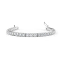 D/VVS Round Diamonds Tennis Bracelet In Platinum (3.00-10.00 CT)
