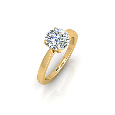 1.00 Carat D/VS Lab Round Diamond Solitaire Engagement Ring For Women