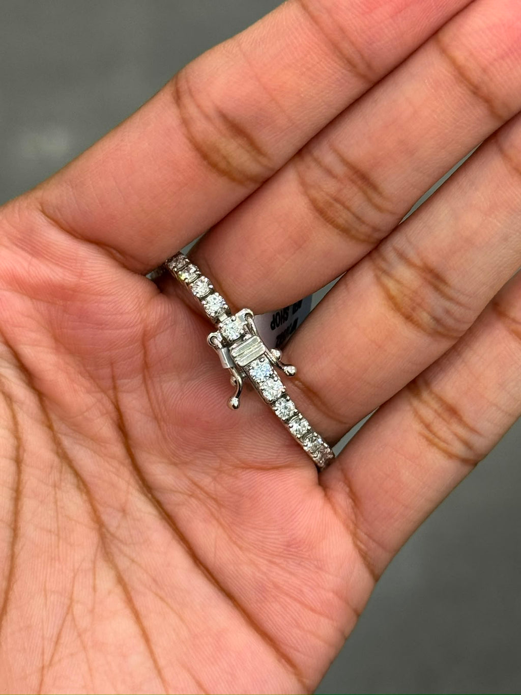 5.00 Carat 100% Natural Round Diamond D/VS Tennis Bracelet 950 Platinum