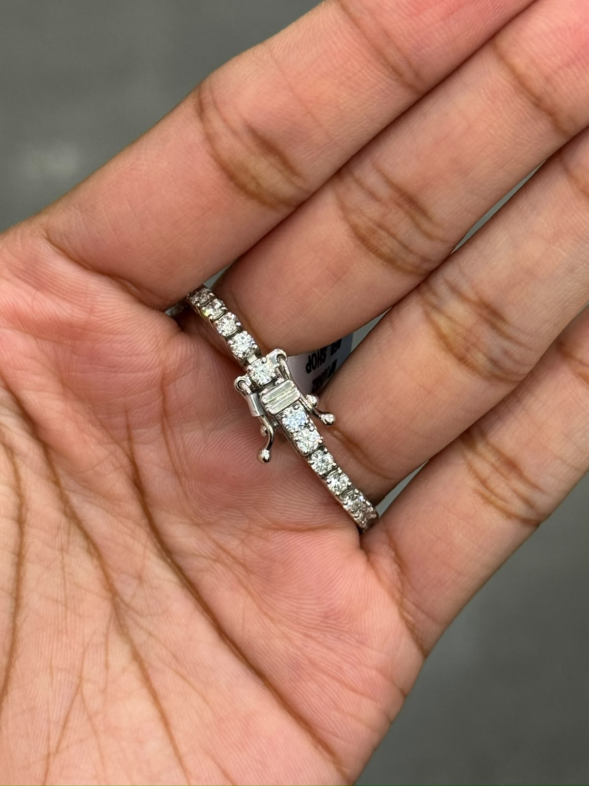 5.00 Carat 100% Natural Round Diamond D/VS Tennis Bracelet 950 Platinum