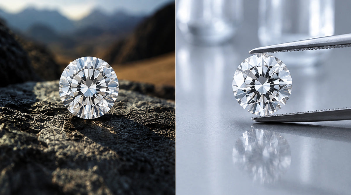 Lab grown vs. natural diamonds