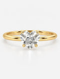 IGI Certified Lab Grown Classic Heart-Shaped Diamond Solitaire Engagement Ring in Gold & Platinum