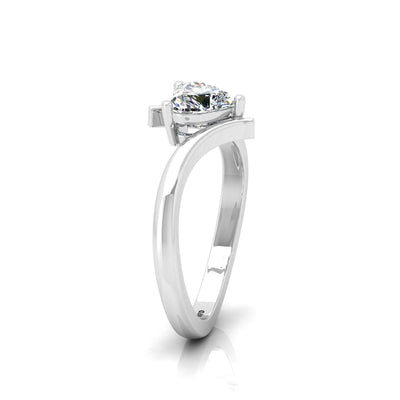 IGI Certified E/VS Heart Shape Diamond Solitaire Engagement Ring