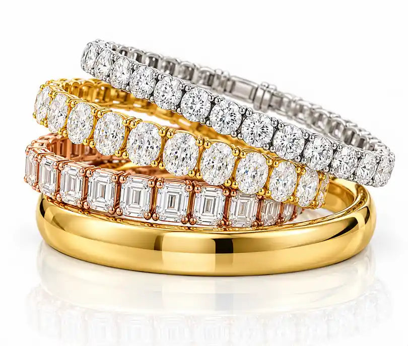 Bracelets from Amada Diamonds, London