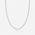 16 Inches Platinum Chain
