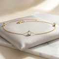 0.40ct Round Diamond Tennis Bracelet - 18k Yellow Gold