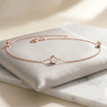 0.40ct Round Diamond Tennis Bracelet - 18k Rose Gold