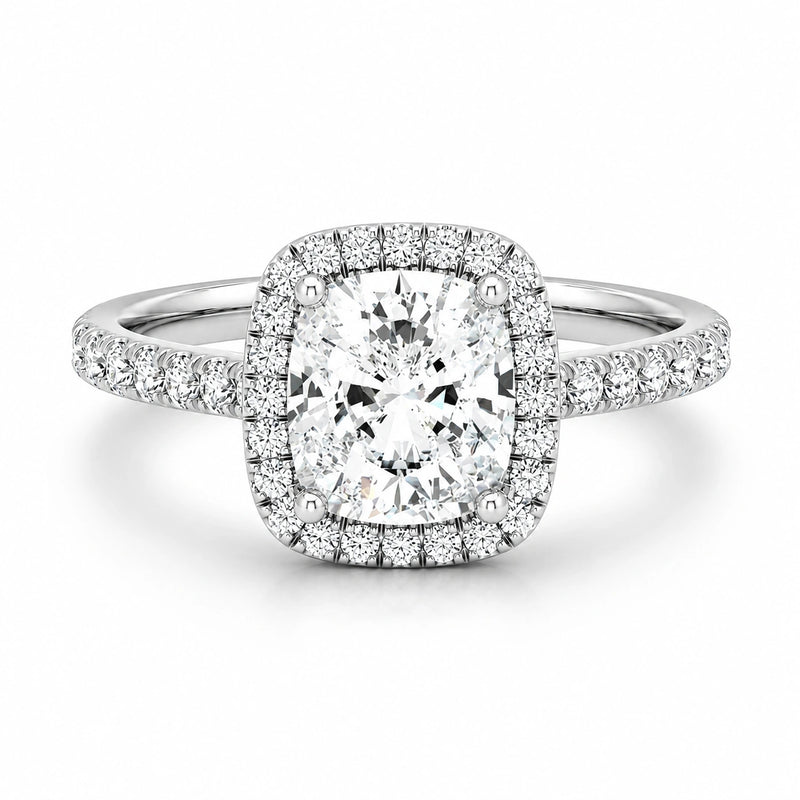 Halo Diamond Ring