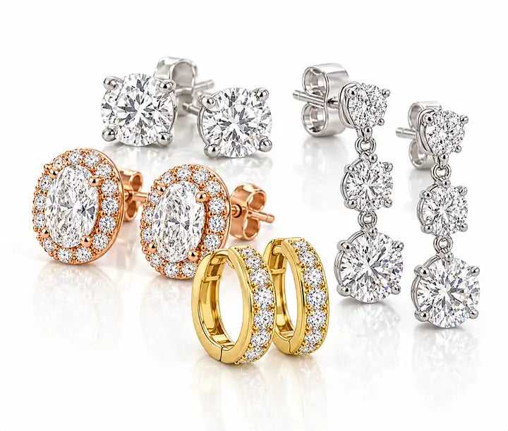 Earrings from Amada Diamonds, London