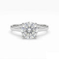 Special Offer ! 2.50CT E/VS1 Huge Round Diamond Solitaire Engagement Ring in Platinum