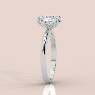 Exceptional Value Asscher Diamond Solitaire Engagement Ring Platinum 1.50Ct - 3.00Ct