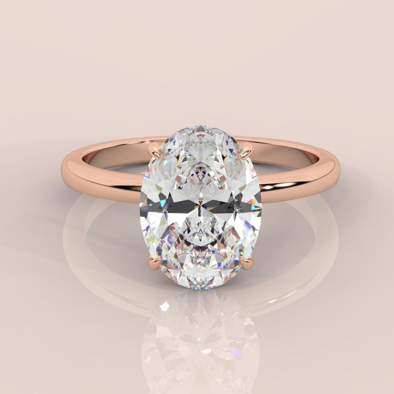 Special Offer ! E/VS 1.00-3.00 CT IGI Certified Oval Diamond  Solitaire Engagement Ring in Platinum