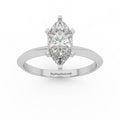 Exceptional Quality Certified Marquise Diamond Solitaire Engagement Ring 1.00ct