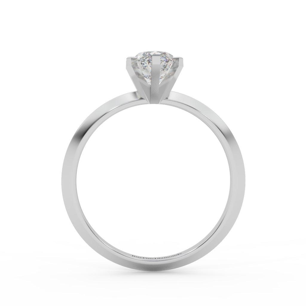 Exceptional Quality Certified Marquise Diamond Solitaire Engagement Ring 1.00ct