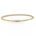 1.50ct Round Diamond Tennis Bangle - 18k Yellow Gold