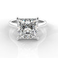 SALE - F/VS 3.00Ct-4.00Ct Princess Diamond Solitaire Engagement Ring in Platinum