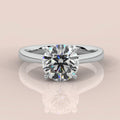 IGI Certified 6.00 Carat E/VS Round Diamond Solitaire Ring In 18k White Gold