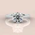 Rare D/VVS Exceptional Quality 2.00-3.00 Ct Certified Round Diamond Solitaire Engagement Ring in Platinum
