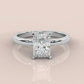 IGI Certified Radiant Diamond Solitaire Engagement Ring Platinum 1.00Ct-7.00Ct