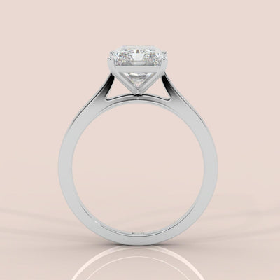 IGI Certified Radiant Diamond Solitaire Engagement Ring Platinum 1.00Ct-7.00Ct