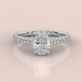 IGI Certified 2.00ct Lab Grown Oval Diamond Engagement Ring