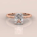 Last Piece IGI Certified VS Quality 1.00-1.50Ct Radiant Diamond Hidden Halo Engagement Ring