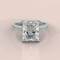 4.00Ct - 7.00Ct IGI Certified Radiant Diamond Engagement Ring Platinum