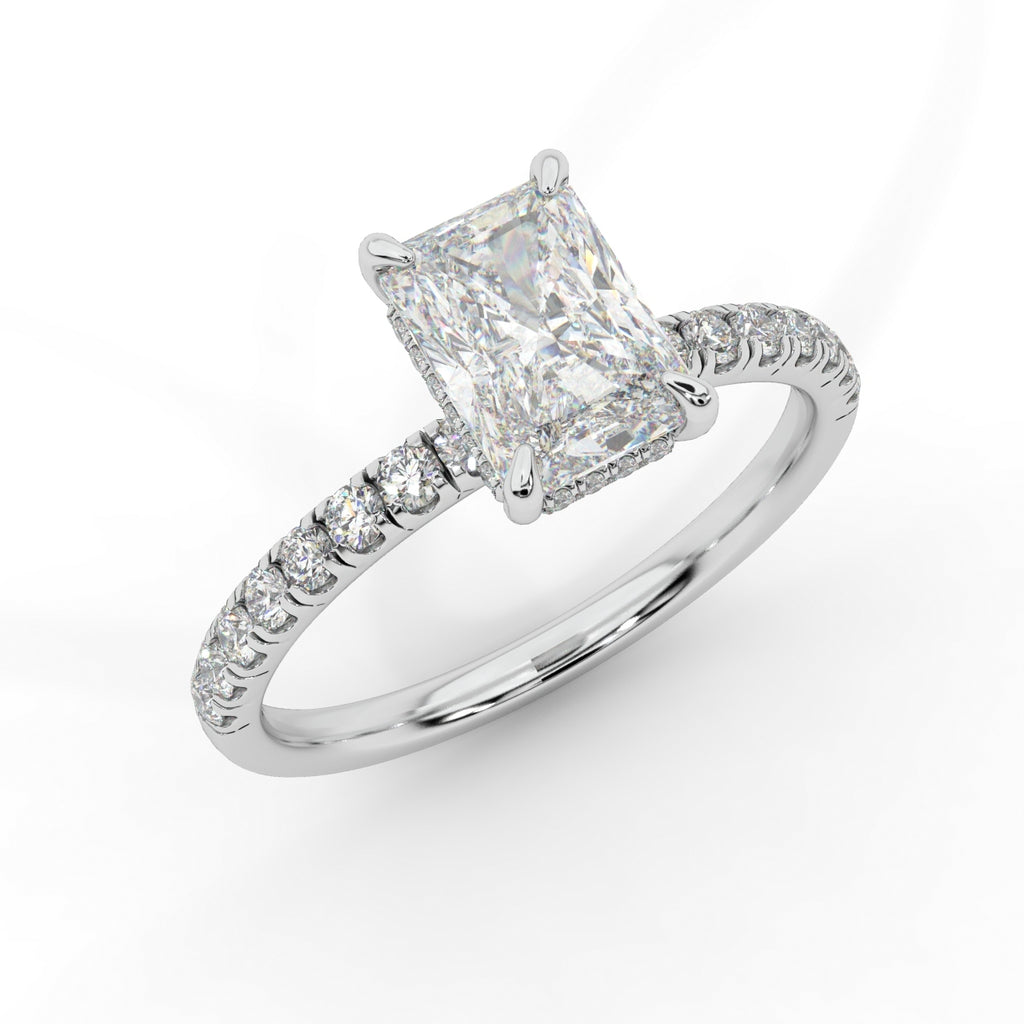 Handcrafted in Hatton Garden, London, this ethically sourced, conflict-free ring is UK hallmarked,