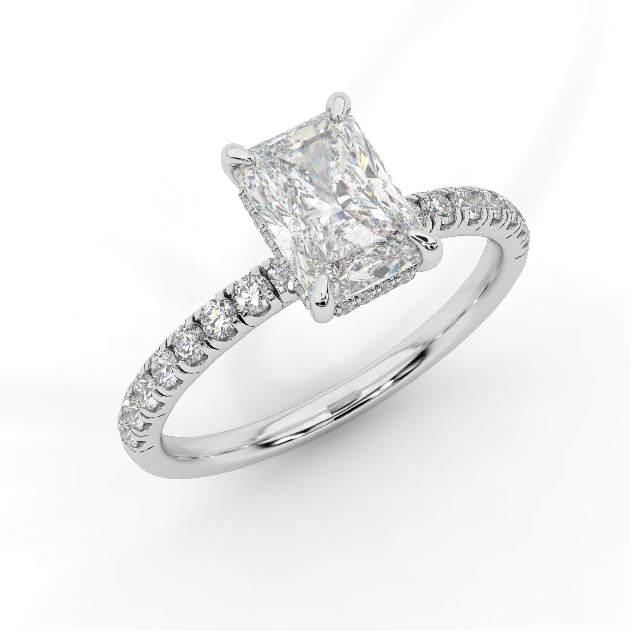 Handcrafted in Hatton Garden, London, this ethically sourced, conflict-free ring is UK hallmarked,