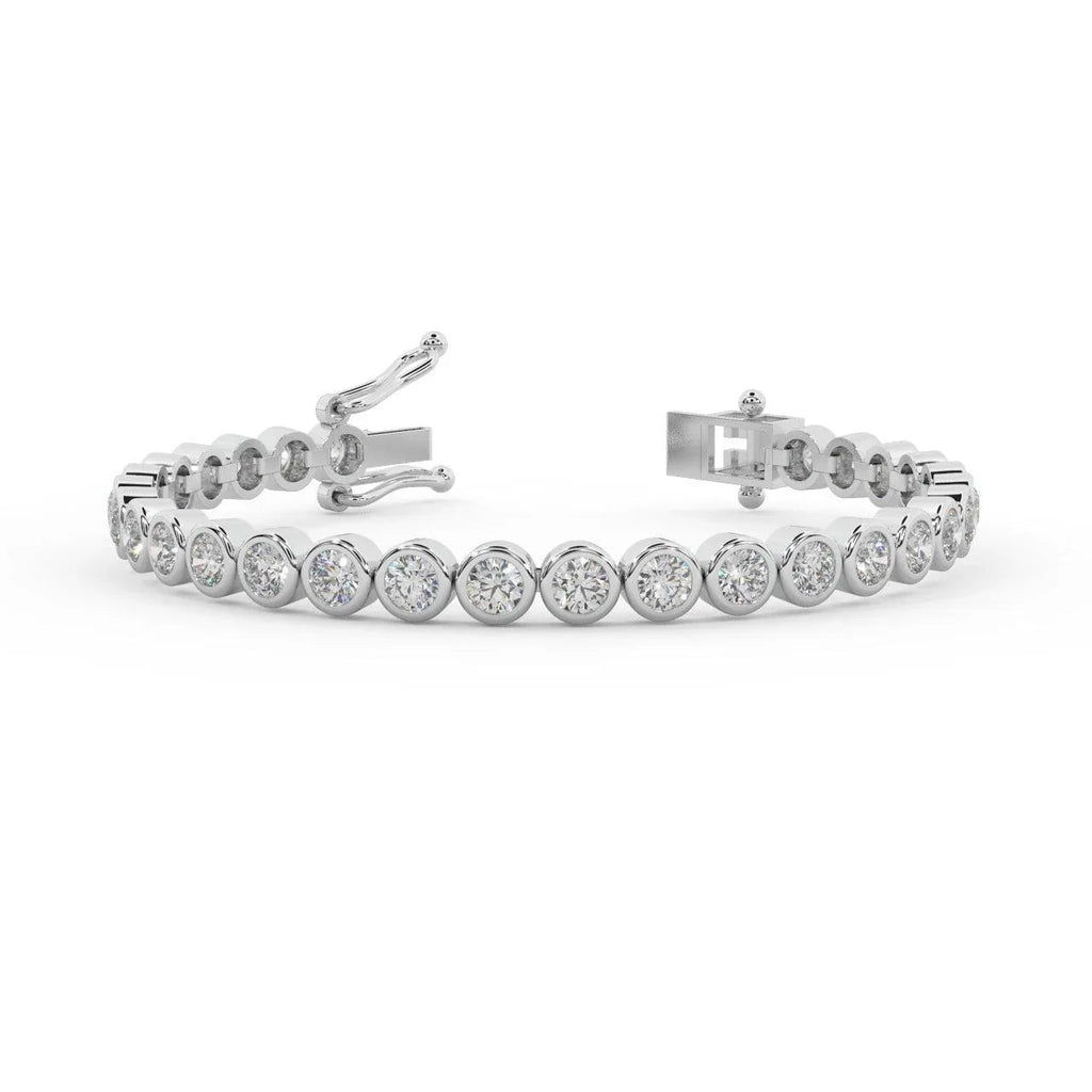 2.00ct Round Diamond Tennis Bracelet - Platinum