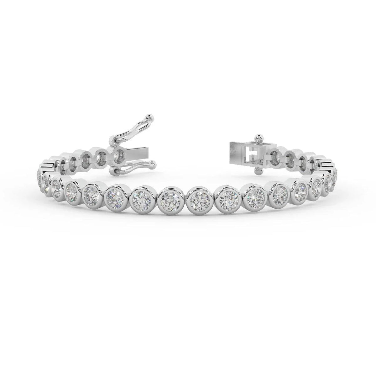 2.00ct Round Diamond Tennis Bracelet - Platinum