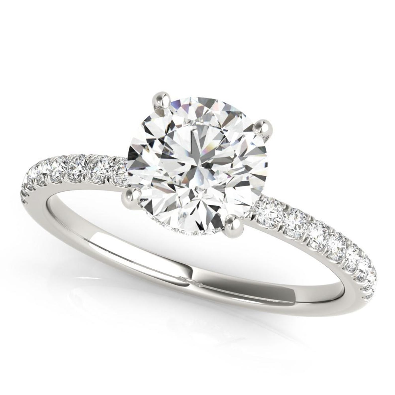 Great Offer..! Bezel Set Black Diamond Solitaire Engagement Ring - 1.00 carat