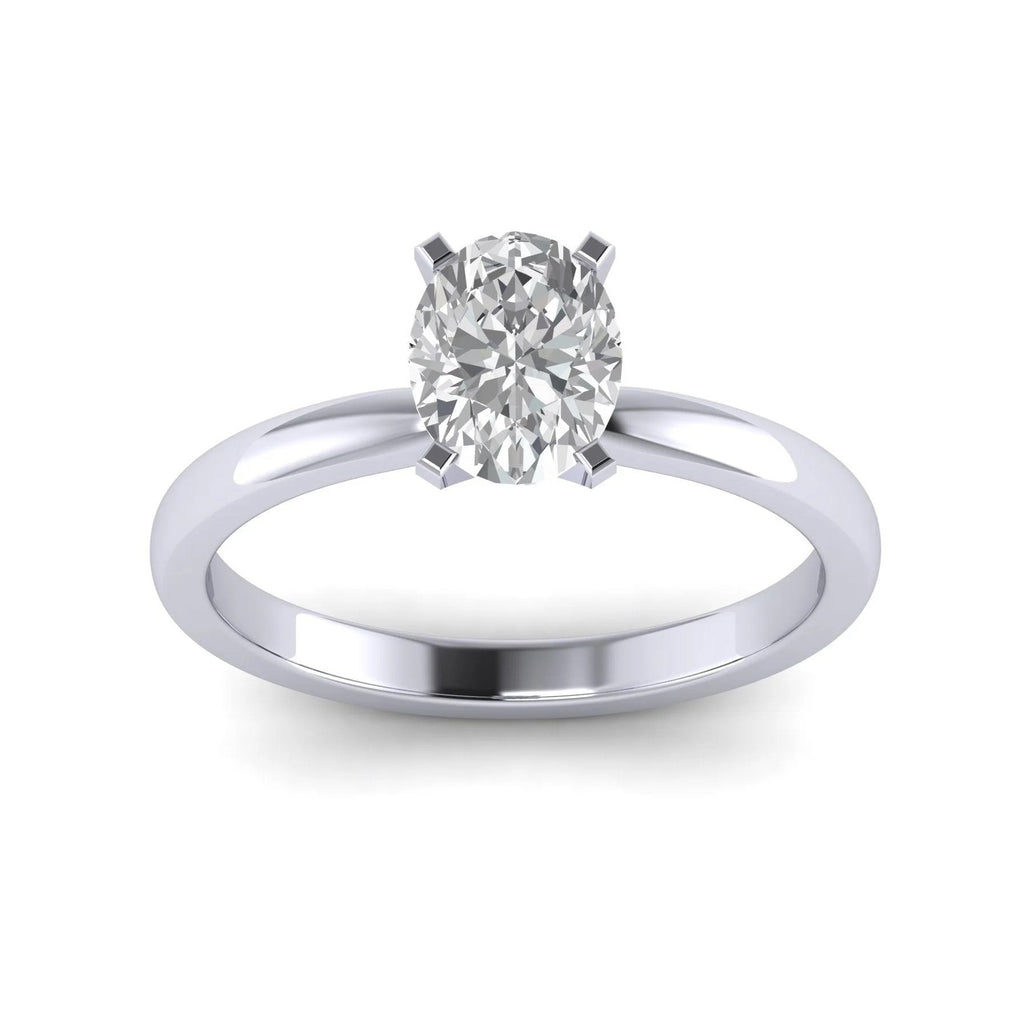 Last Piece ! 2.00 CT IGI Certified Diamond Oval Cut Solitaire Engagement Ring in Platinum