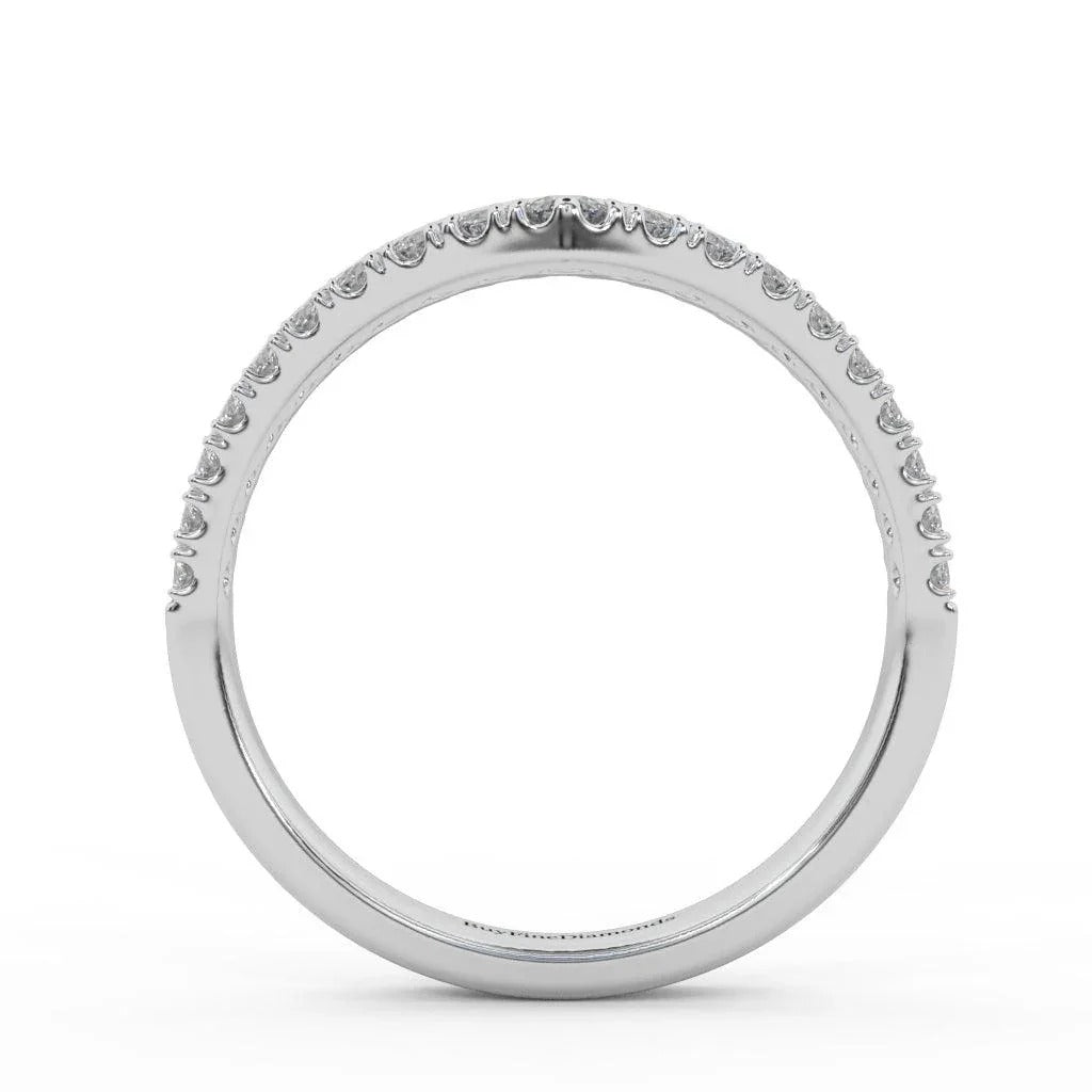 0.60 Ct Natural Round Diamond Stacking Wedding Ring Band (remaining balance £999)