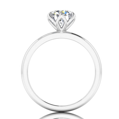IGI CERTIFIED D/VS 2.00CT Round Diamond Solitaire Engagement Ring, 950 Platinum