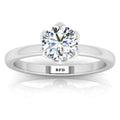 IGI CERTIFIED D/VS 2.00CT Round Diamond Solitaire Engagement Ring, 950 Platinum