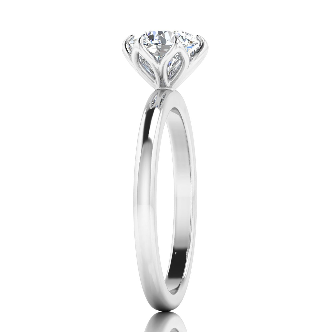 IGI CERTIFIED D/VS 2.00CT Round Diamond Solitaire Engagement Ring, 950 Platinum