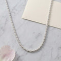 15.00ct Marquise Lab Diamond Tennis Necklace In Gold - D/VS