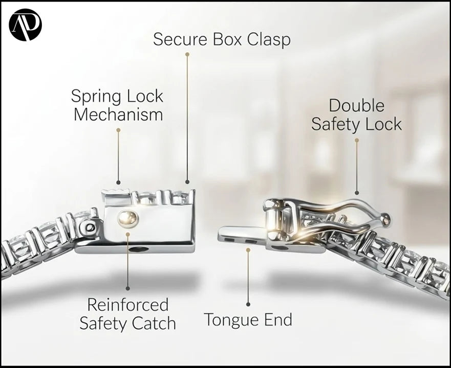 Round Lab-Grown Diamond 3-Prong Tennis Bracelet in Gold & Platinum (5–10ct)