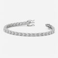 8.00ct Oval Diamond Tennis Bracelet - 9k White Gold / 18k White Gold / Platinum
