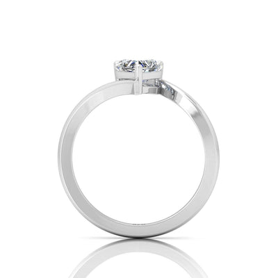 IGI Certified E/VS Heart Shape Diamond Solitaire Engagement Ring