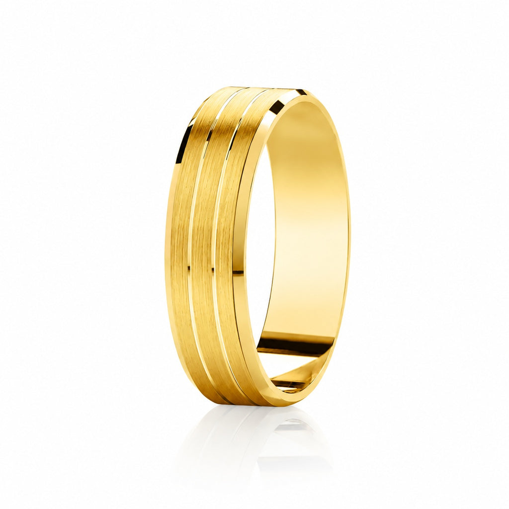 5mm Men’s Wedding Ring in 18K Gold