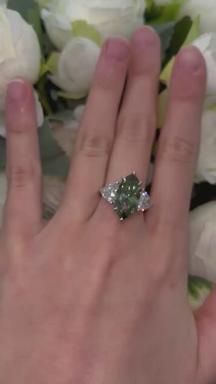 Fancy Diamond Engagement Ring
