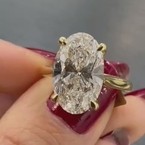amada diamonds engagement Ring - Yellow Gold