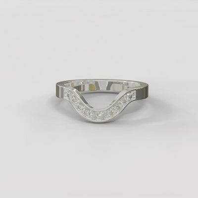 round diamond half eternity ring