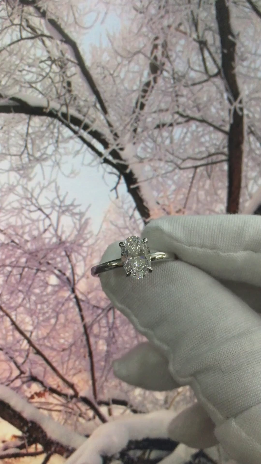 Special Offer ! E/VS 1.00-3.00 CT IGI Certified Oval Diamond  Solitaire Engagement Ring in Platinum